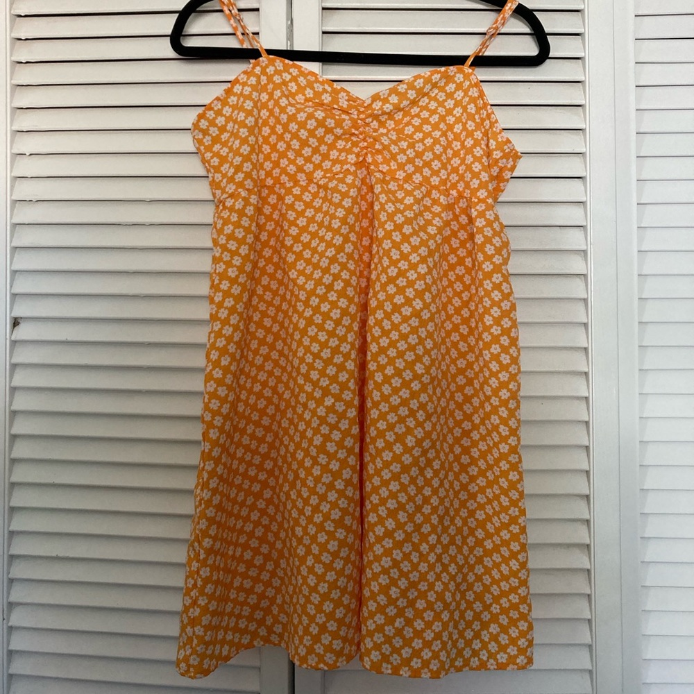 Cute summer orange dress